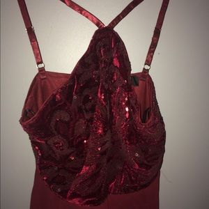 S Lulu’s Semi Formal Maroon Dress